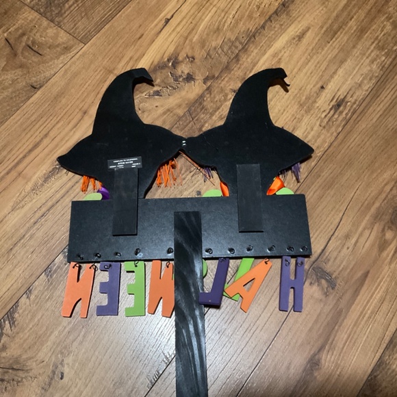 Happy Halloween cute witches wooden yard sign - Picture 5 of 5